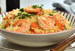 Creveți cu pilaf de orez