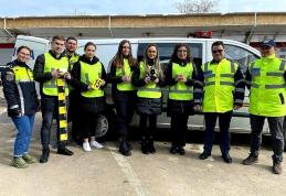 5 elevi de la un liceu din Botoșani au fost polițiști pentru o zi - FOTO