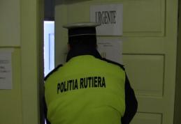 Scandal făcut de un șofer beat dus la spital pentru prelevarea de mostre biologice