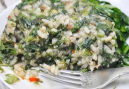 Pilaf cu urzici – O rețetă de post de care nu te vei mai sătura