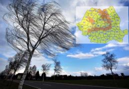 Meteorologii au prelungit avertizarea COD GALBEN de intensificări ale vântului pentru județul Botoșani