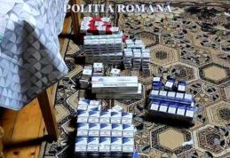 Două persoane reținute, un autoturism, peste 100 de litri de alcool și aproximativ 17.000 de pachete de țigarete, confiscate de polițiștii botoșăneni