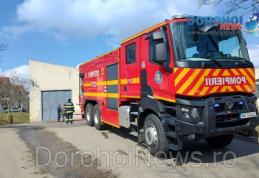 Incendiu și două accidente produse le SPL Dorohoi! Exercițiu al pompierilor dorohoieni - FOTO