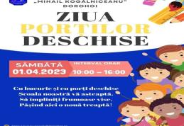 Ziua „Porților Deschise” la Școala Gimnazială „Mihail Kogălniceanu” Dorohoi