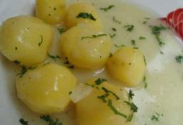 Ciulama de cartofi de post