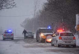 Filtre la toate ieșirile din municipiile și orașele din Botoșani. Circulație restricționată pentru toate categoriile de autovehicule - FOTO