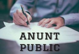 COMUNA IBĂNEȘTI: Anunț de interes public