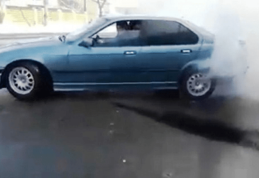 Tânăr depistat sub influența alcoolului la volan, sancționat pentru derapaje controlate