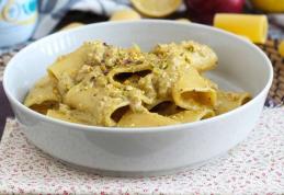 Paste cu  ton, fistic și lămâie