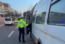 Șofer de microbuz amendat cu 9.000 de lei pe ruta Botoșani-Dorohoi