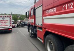 Un copil de 4 ani și un tânăr de 24 au ajuns la spital în urma unui accident - FOTO