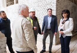 Lucrări de consolidare la structura clădirii Muzeului - FOTO