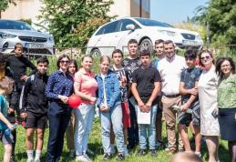 Ziua de 1 Iunie a adus bucurie pentru câteva sute de copii din Bălușeni - FOTO