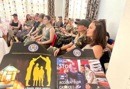 Campania „Un cămin sigur pentru copilul tău” în Tabăra Militară de Airsoft Feminin Botoșani