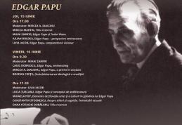 Colocviul de exegeză literară. Ediția a VII-a. In honorem Edgar PAPU