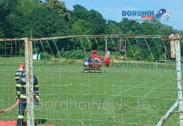 Femeie, în stare gravă, preluată de elicopterul SMURD - FOTO