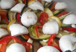 Legume la cuptor cu usturoi