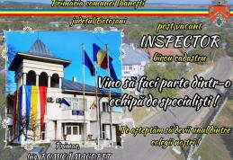 Primăria Ibănești scoate la concurs funcția de inspector birou cadastru