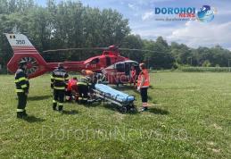 Femeie cu sindrom coronarian preluată de elicopterul SMURD – FOTO