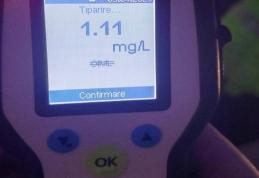 Şofer rupt de beat prins la volan. Avea 1,11 mg/l alcool pur în aerul expirat