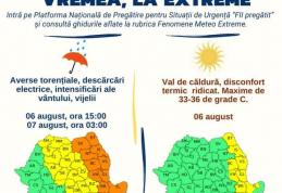 Atenție! Valul de căldură va persista și va fi urmat de vijelii puternice, grindină și descărcări electrice
