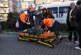 Dorohoi: Lovită pe trecerea de pietoni după ce a ieșit de la biserică VIDEO-FOTO
