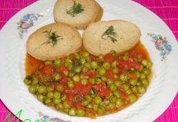 Mancare de mazare cu friganele