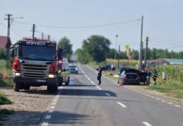 Șapte persoane implicate într-un accident la Ibănești - FOTO