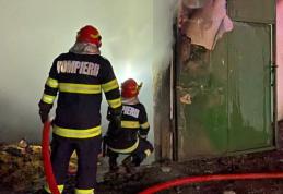 Moară de cereale cuprinsă de flăcări la Răchiți