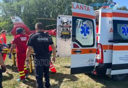 Bărbat de 34 de ani, în comă, preluat de urgență de elicopterul SMURD – FOTO