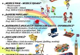 Clubul Copiilor Dorohoi organizează înscrieri pentru anul şcolar 2023-2024. Vezi detalii!