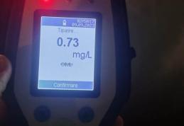 Tânăr depistat cu 0,73 mg/l alcool pur în aerul expirat, scos din trafic de polițiști
