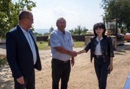 Drumul județean Lozna – Călinești – Talpa a intrat în proces de modernizare - FOTO