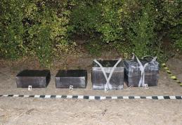 Ţigări de contrabandă reţinute de polițiștii de frontieră - FOTO