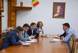 Ședință de lucru cu șefii structurilor aflate în subordinea MAI din județ, la Prefectura Botoșani