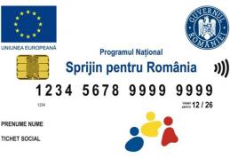 Programul „Sprijin pentru România”: A început alimentarea cardurilor cu încă 250 de lei, o nouă tranșă pentru cumpărarea de alimente