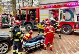 Exercițiu de evacuare la Seminarul Teologic Liceal Ortodox „Sfântul Ioan Iacob” Dorohoi