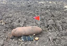 Bombă de aviație de 50 de kilograme exploziv găsită la Ripiceni. Pirotehniștii au explodat-o la fața locului - FOTO