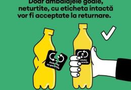 Din 30 noiembrie intră în funcțiune sistemul Garanție-Returnare. Află condițiile pentru reciclarea recipientelor