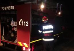 Casă din Crasnaleuca în pericol din cauza unui incendiu izbucnit în jurul coșului de fum