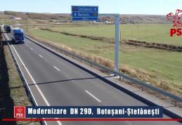 PSD Botoșani: Drumul Botoșani – Ștefănești, o promisiune realizată