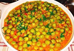 Mâncare de mazăre de post