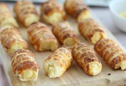 Cannoli cu cremă de vanilie