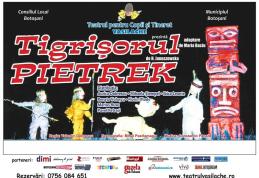 „Tigrişorul Pietrek” la Teatrul pentru Copii și Tineret „Vasilache” din Botoșani – FOTO