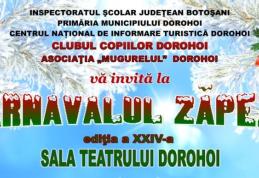 Clubul Copiilor Dorohoi organizează „Carnavalul Zăpezii”, ediția a XXIV-a. Vezi detalii!