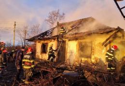 Tragedie la Călinești! Un bărbat și-a pierdut viața în incendiul care i-a cuprins locuința - FOTO
