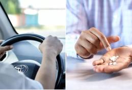 Medicamentele care te lasă fără permis de conducere!