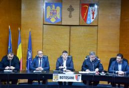 Ședință extraordinară a Comitetului Județean pentru Situații de Urgență Botoșani la Prefectură – FOTO