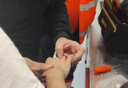 Pompierii au fost solicitați la UPU pentru tăierea a două inele de pe degetul unui adolescent