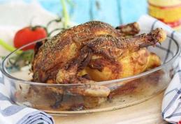 Pui în crustă de muștar